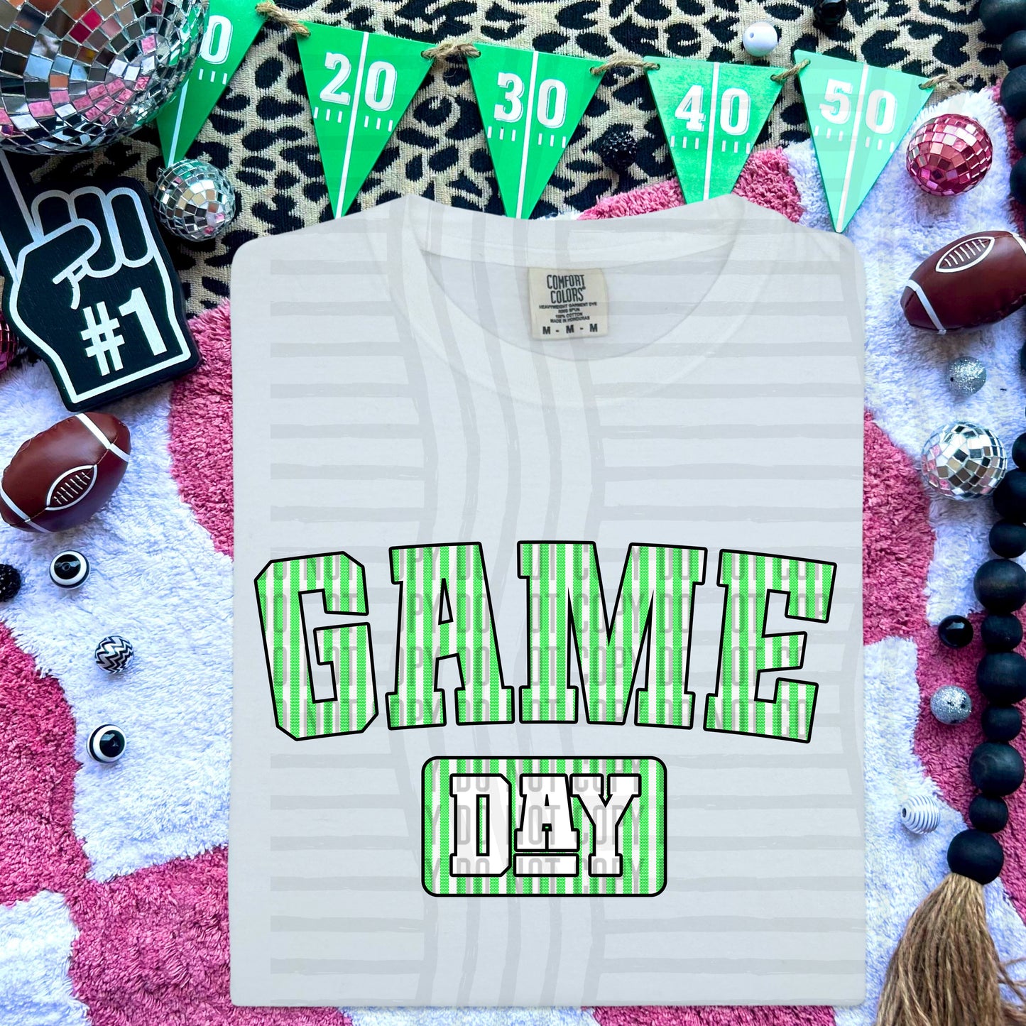 Game Day Seersucker - Color Dropdown Digital Download 300DPI PNG FILE