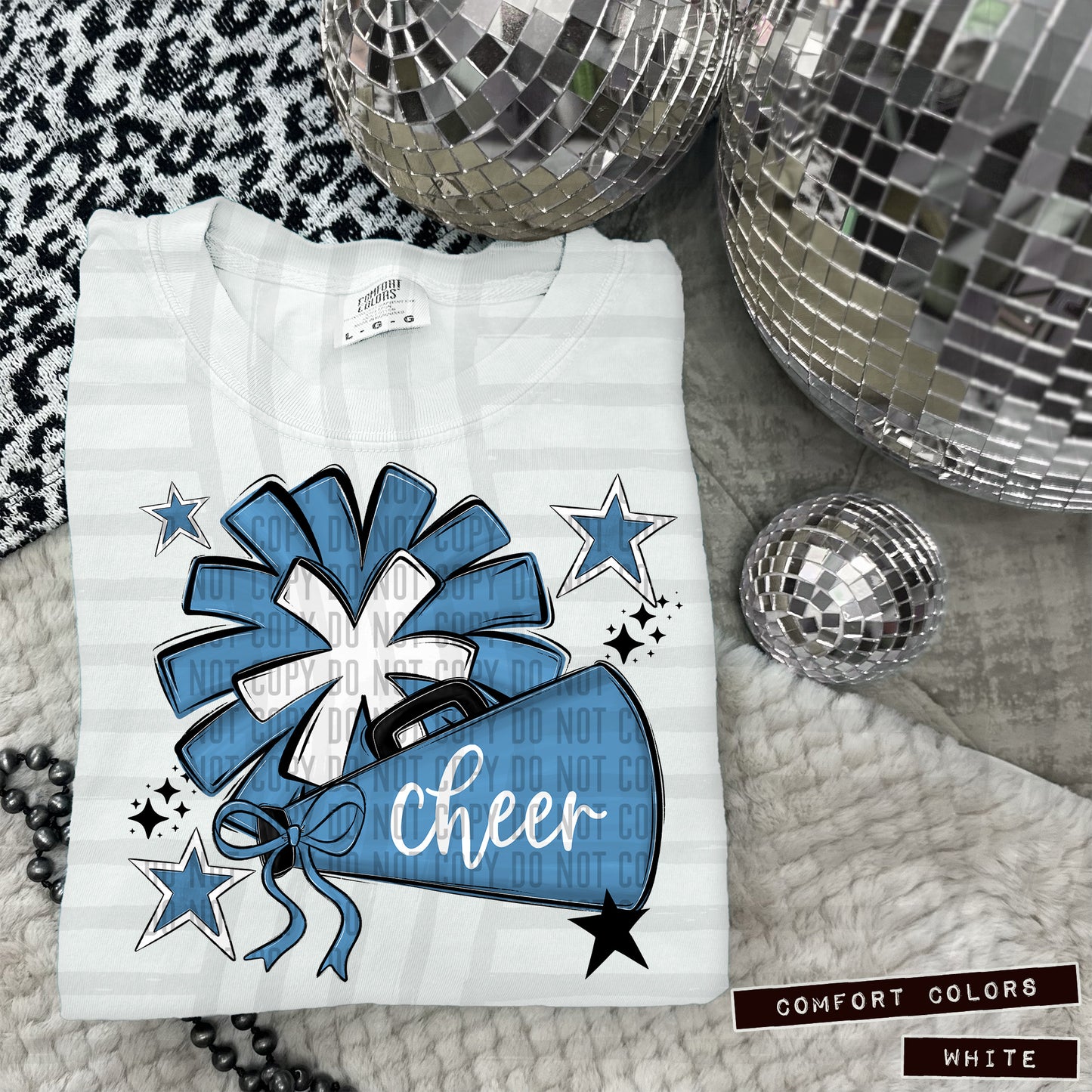 BLANK CHEER MEGAPHONE POM {NOT ELIGIBLE FOR DIGITAL RESALE} - Digital Download 300DPI PNG FILE