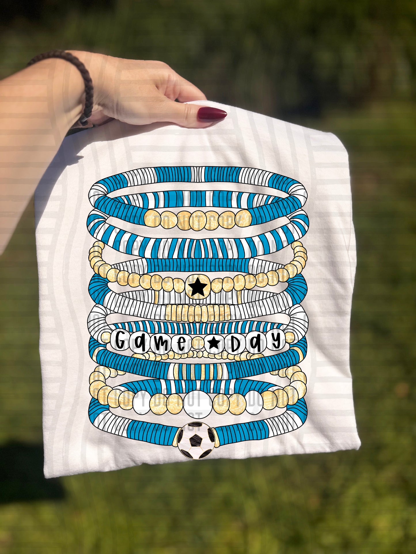 Bracelets - Soccer - Color Dropdown Digital Download 300DPI PNG FILE