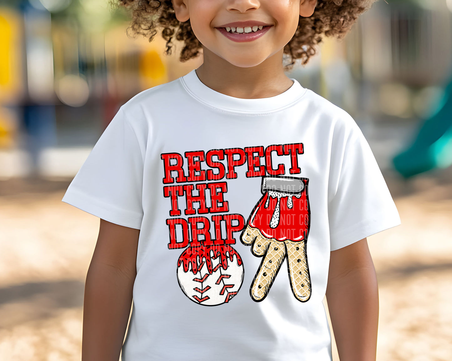 Respect the drip (glove)- Dropdown Digital Download 300DPI PNG FILE