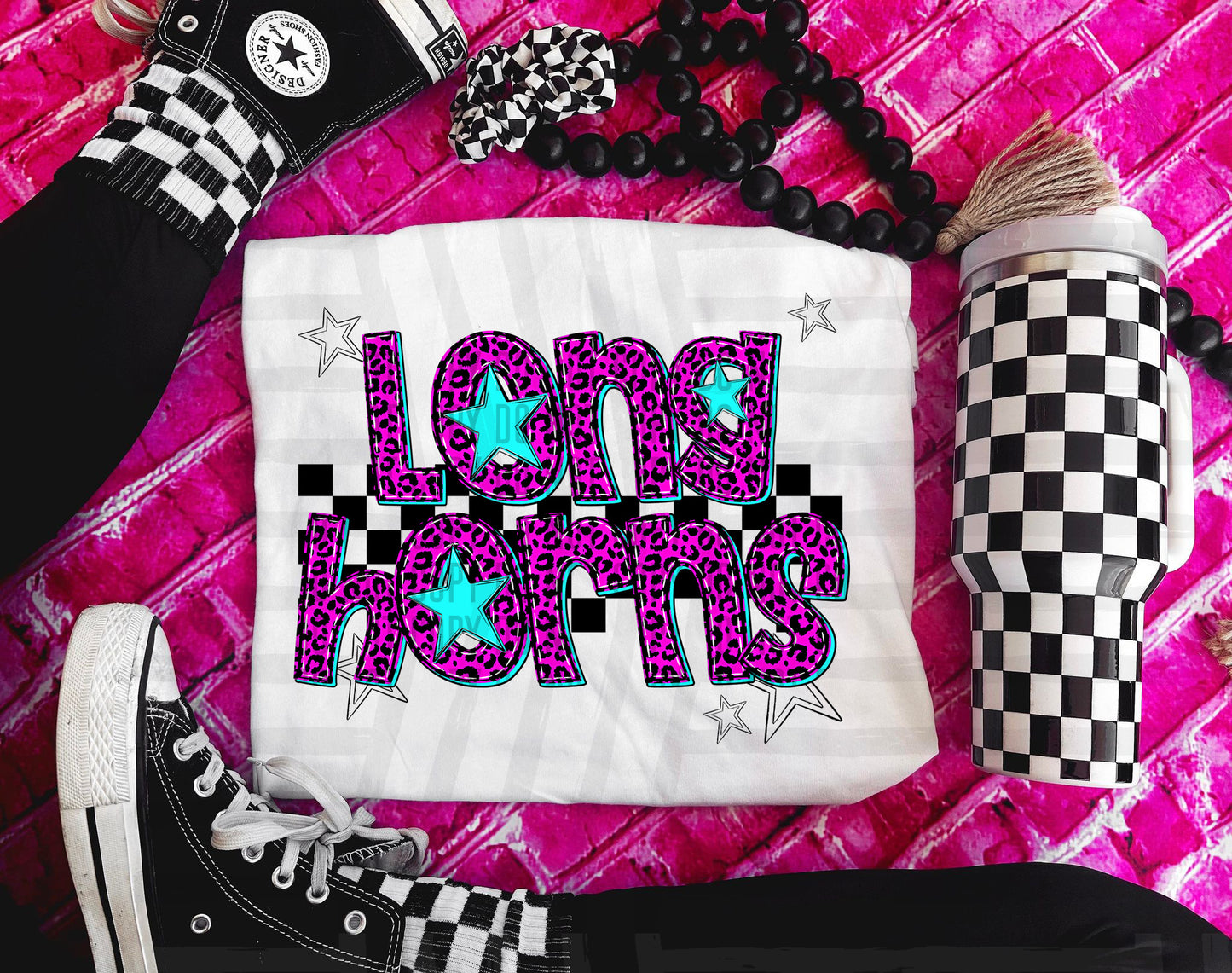 Pink checks - Dropdown + CUSTOM - Digital Download 300DPI PNG FILE