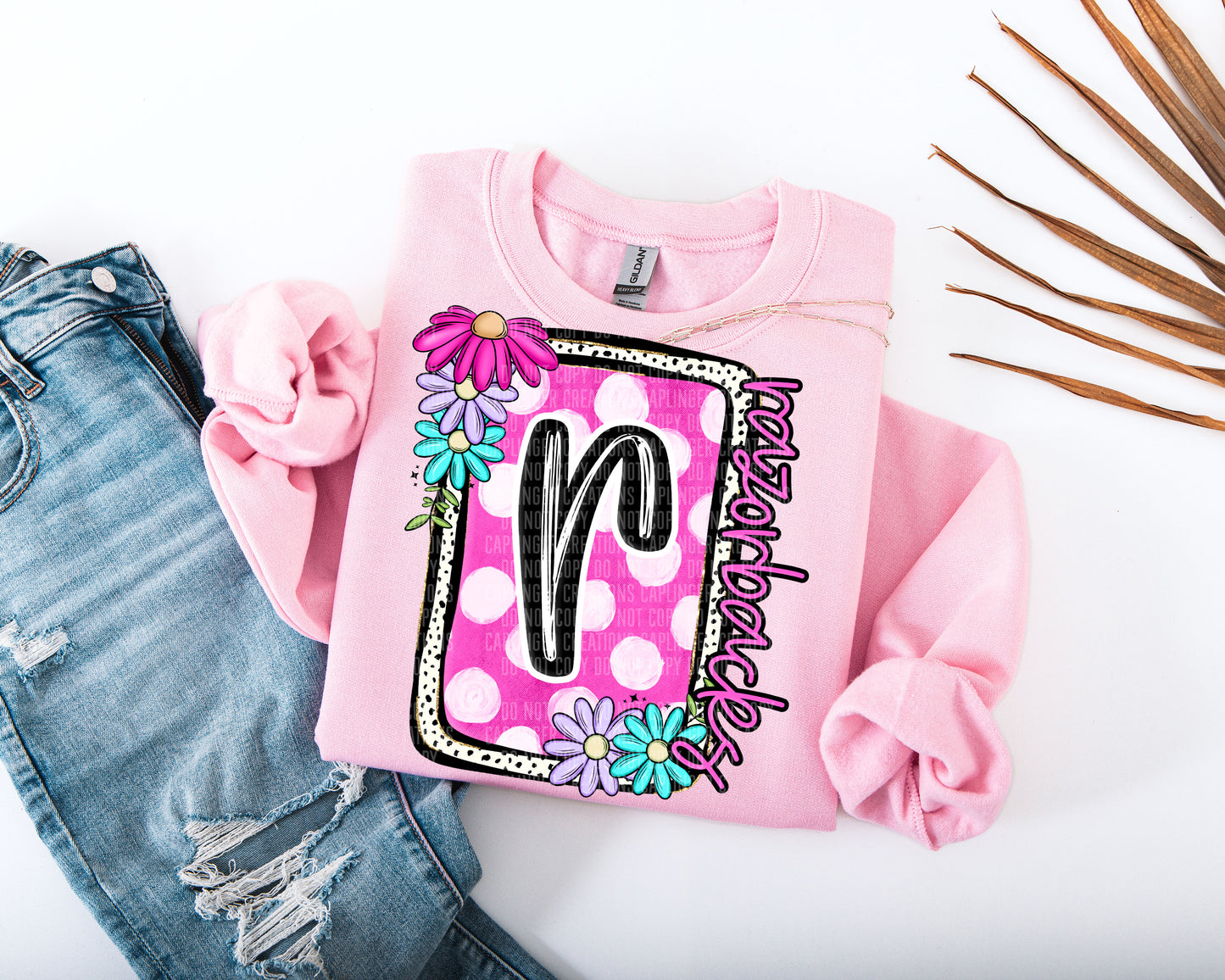 Floral bloom - Dropdown + CUSTOM Digital Download 300DPI PNG FILE
