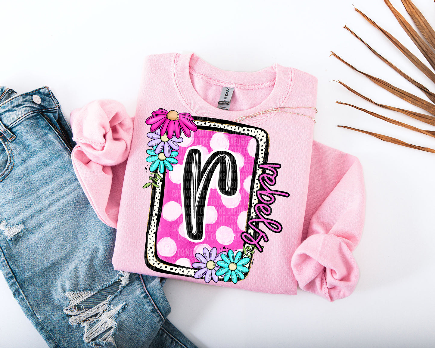 Floral bloom - Dropdown + CUSTOM Digital Download 300DPI PNG FILE