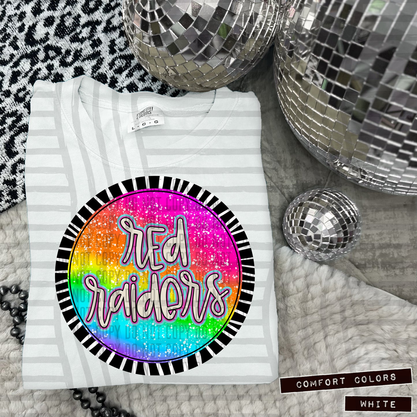 Rainbow Splatter Circles Mascots - Digital Download 300DPI PNG FILE