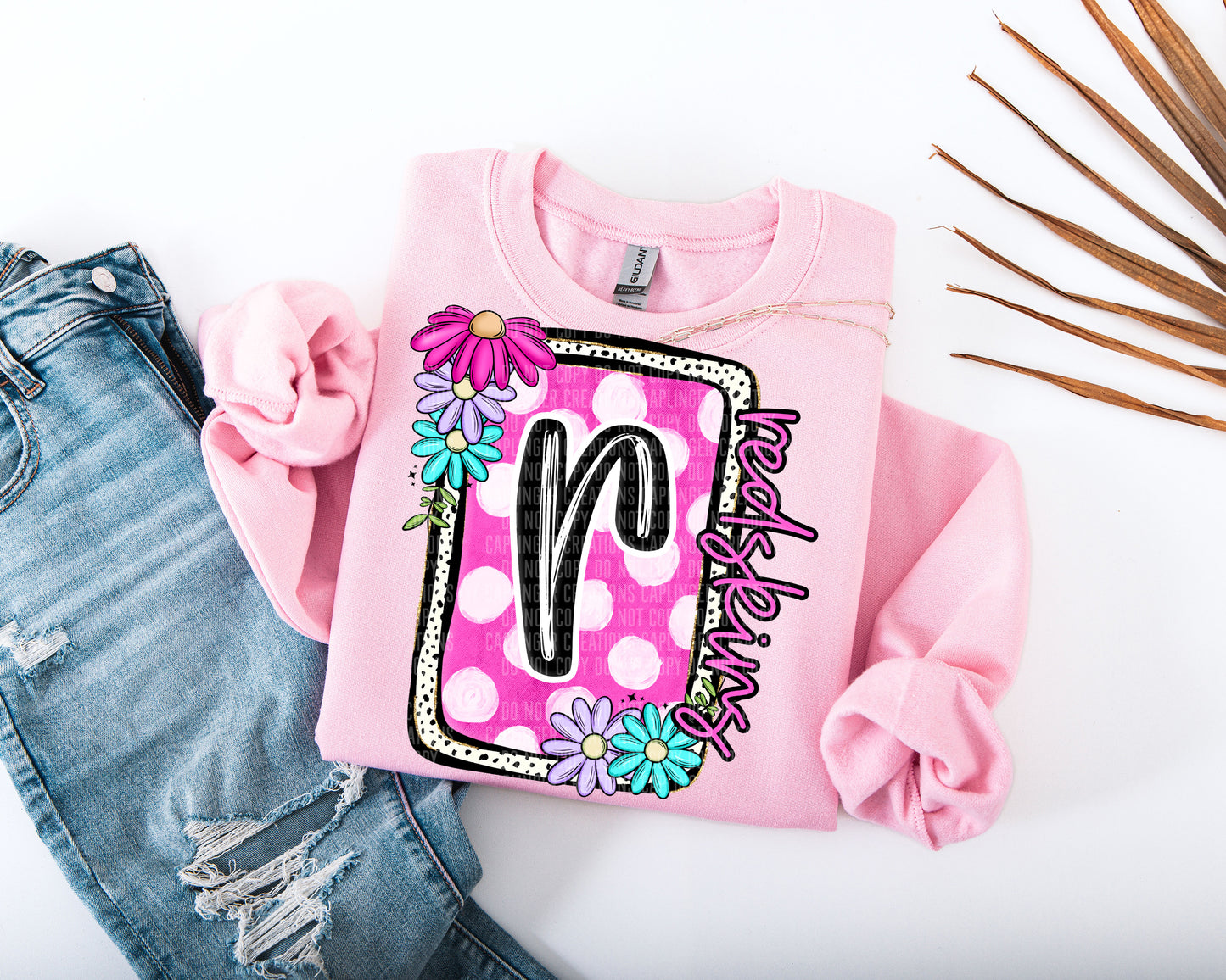 Floral bloom - Dropdown + CUSTOM Digital Download 300DPI PNG FILE