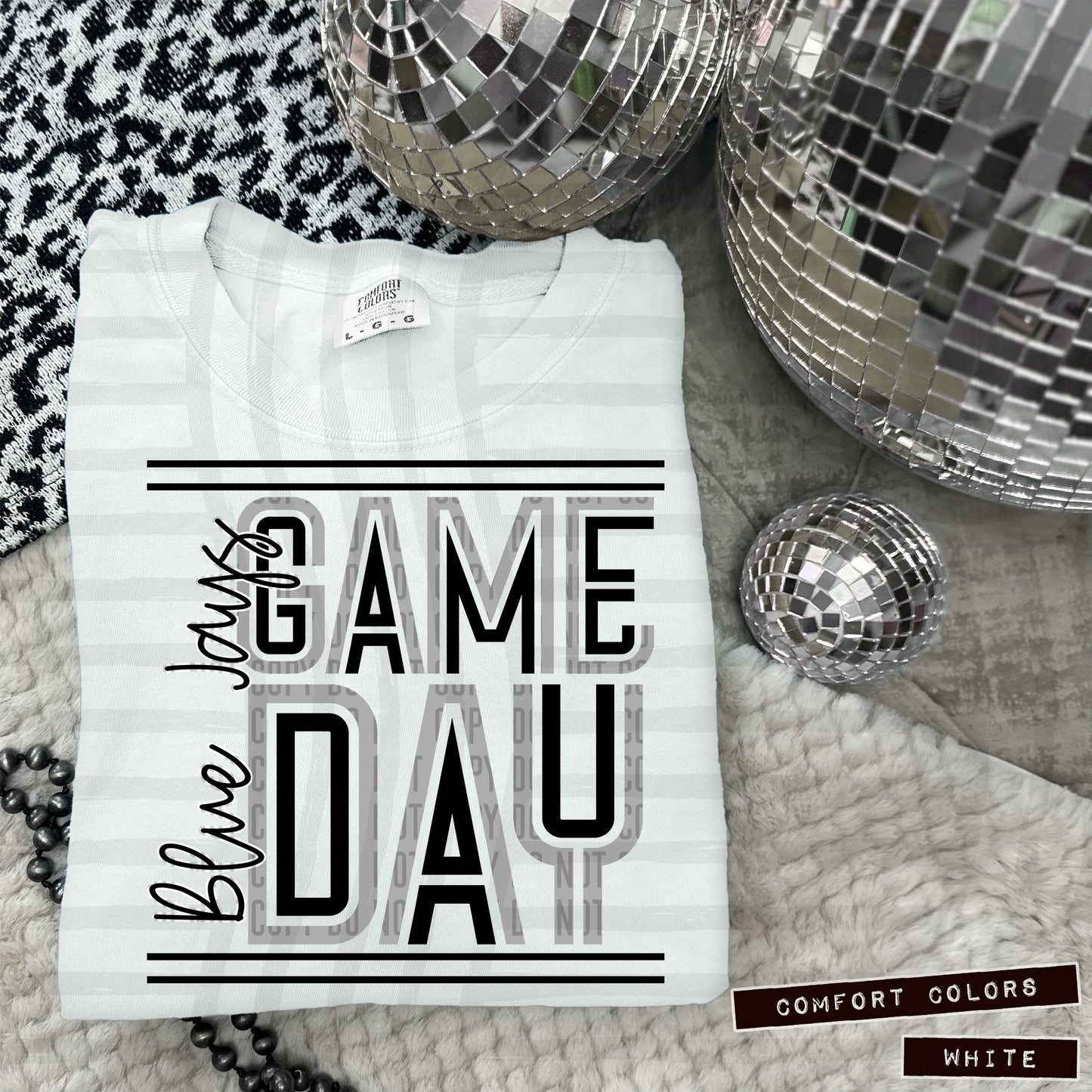 TWO TONED GAME DAY - Dropdown + CUSTOM - Digital Download 300DPI PNG FILE