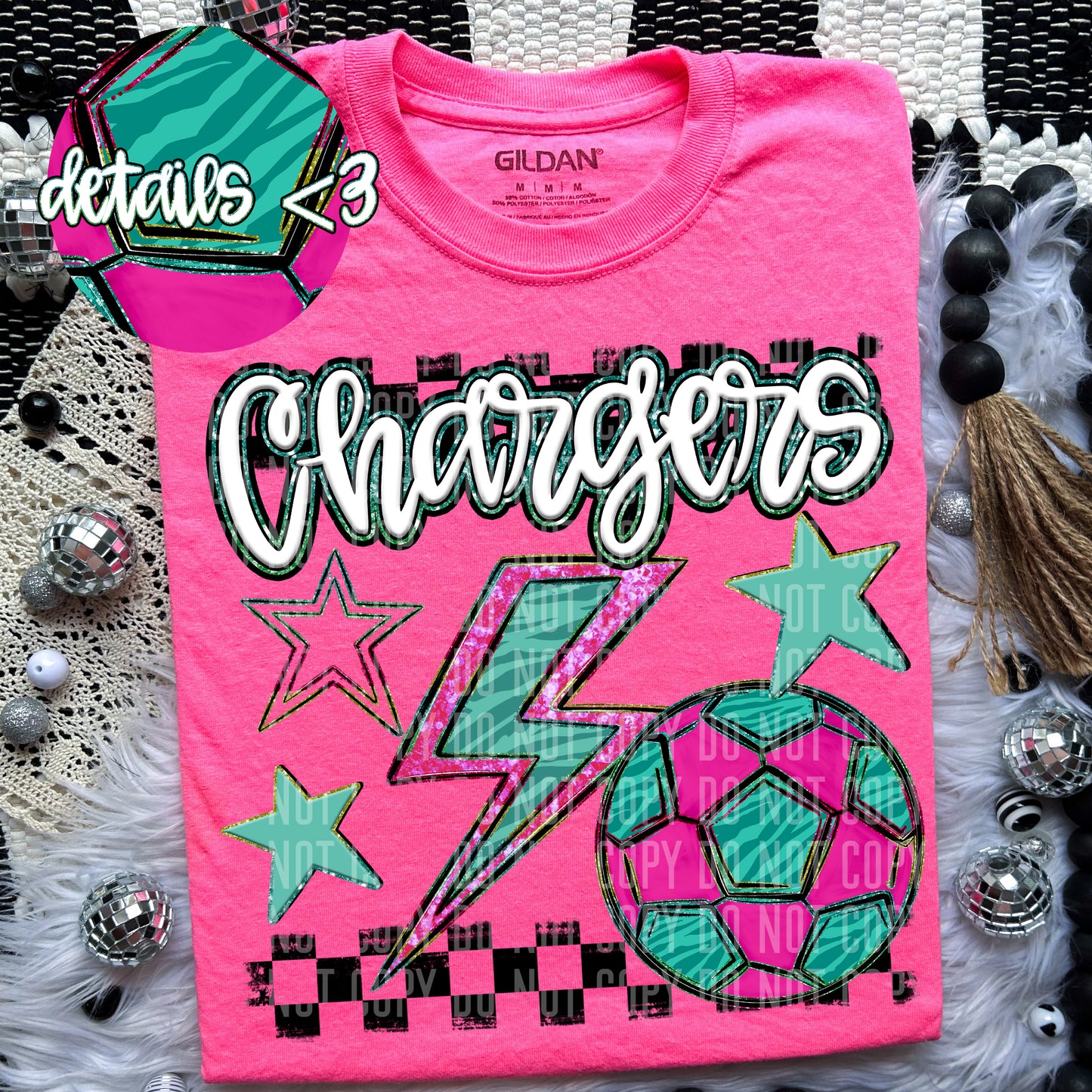 Soccer Rainbow Bolt - Dropdown Digital Download 300DPI PNG FILE