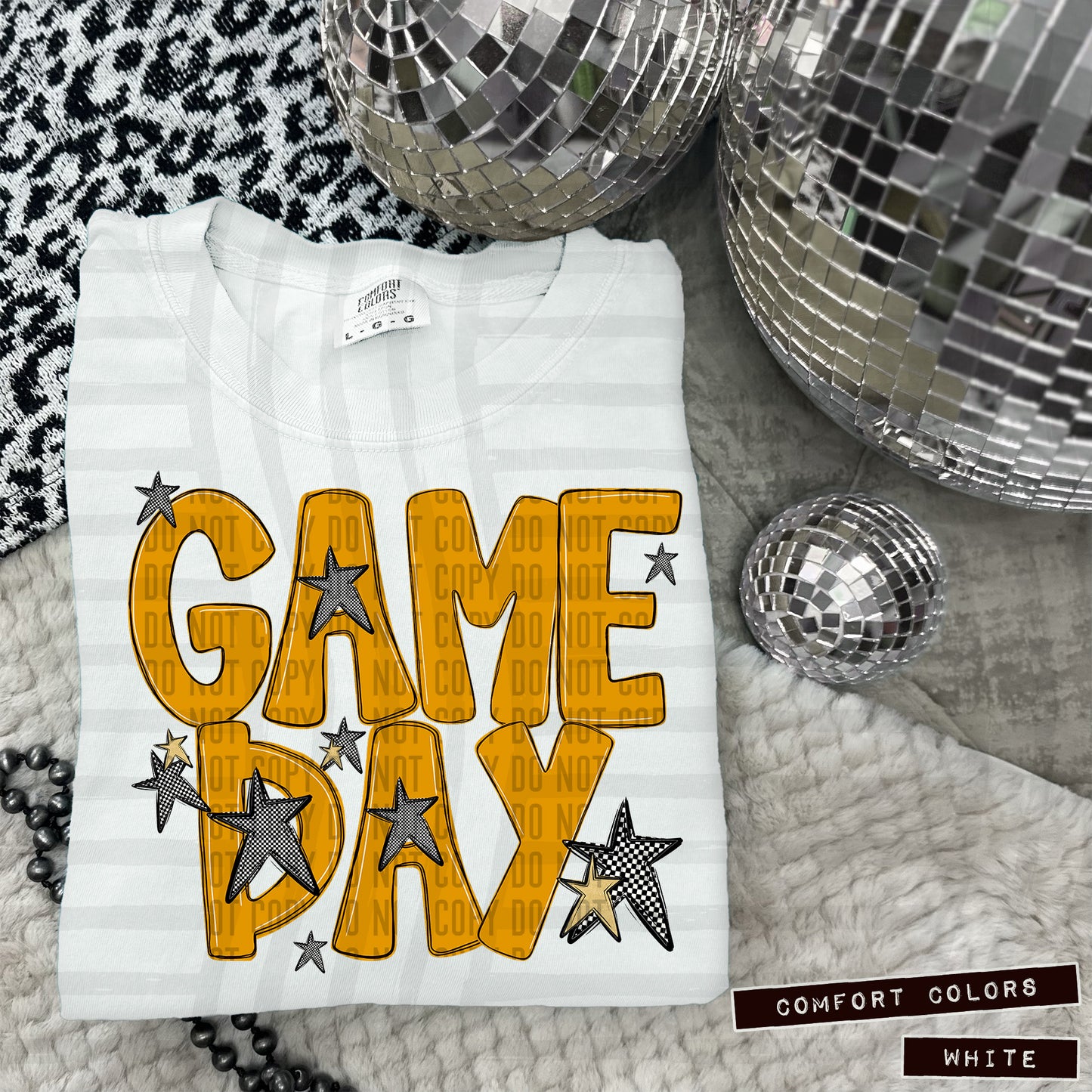 CheckMate Game Day Collection 2 files included Gold/Silver- Color Dropdown Digital Download 300DPI PNG FILE