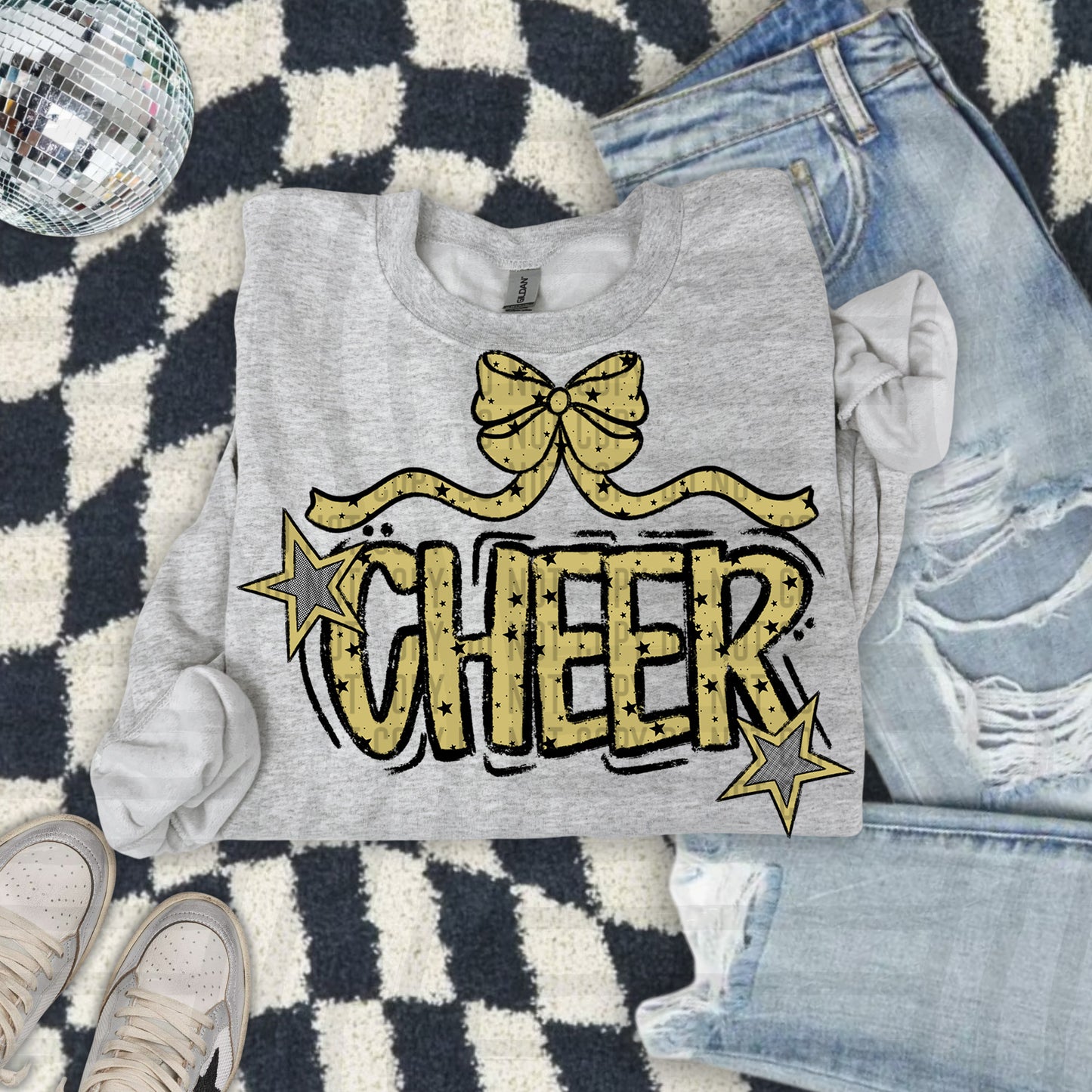 Cheer Bow - Choose your color - Digital Download 300DPI PNG FILE