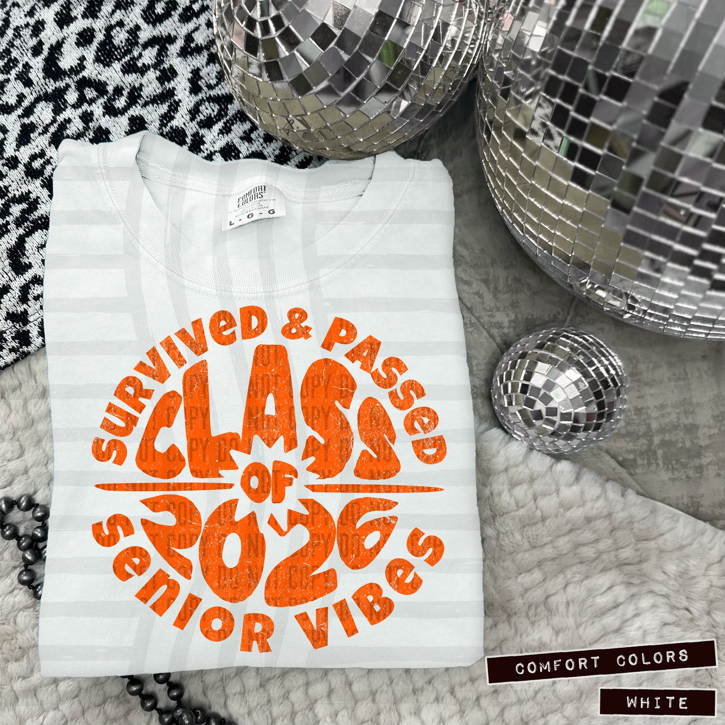 Senior Class of 2026 - Color Dropdown Digital Download 300DPI PNG FILE
