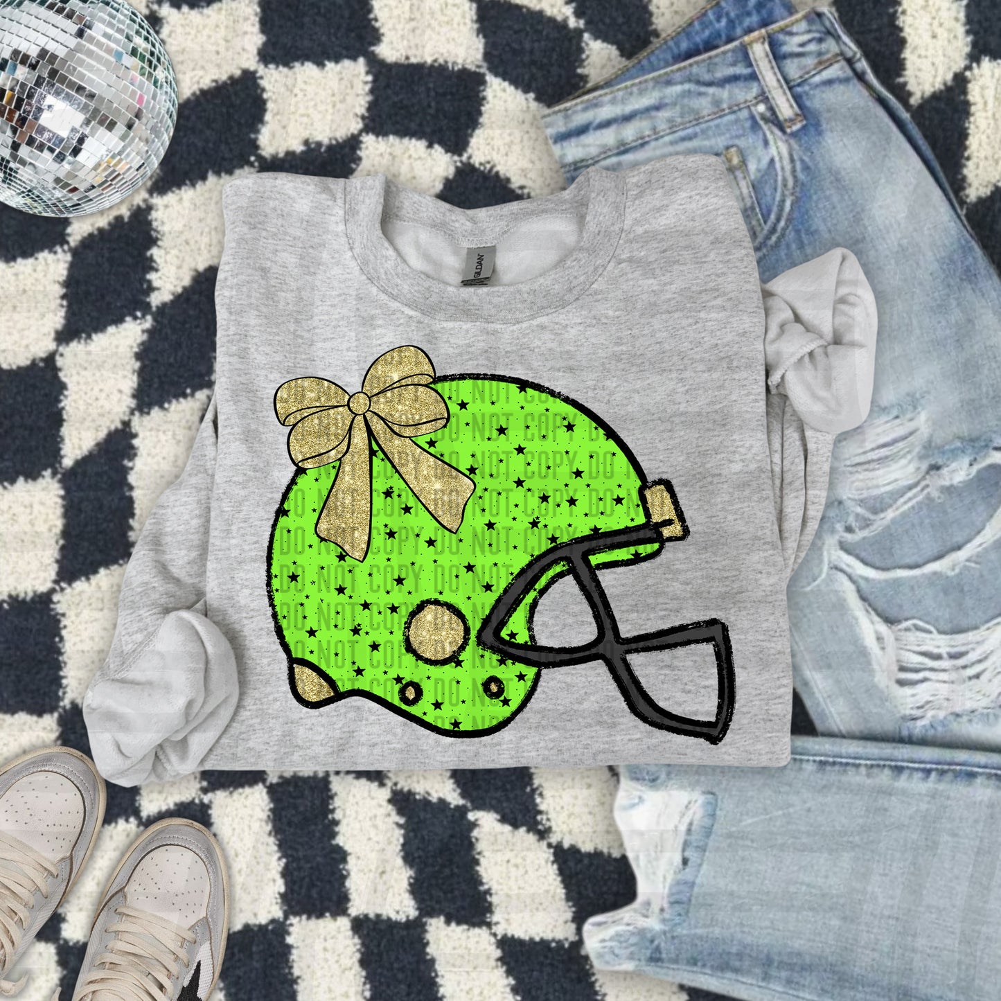 Football w/gold accents - Choose your color - Digital Download 300DPI PNG FILE