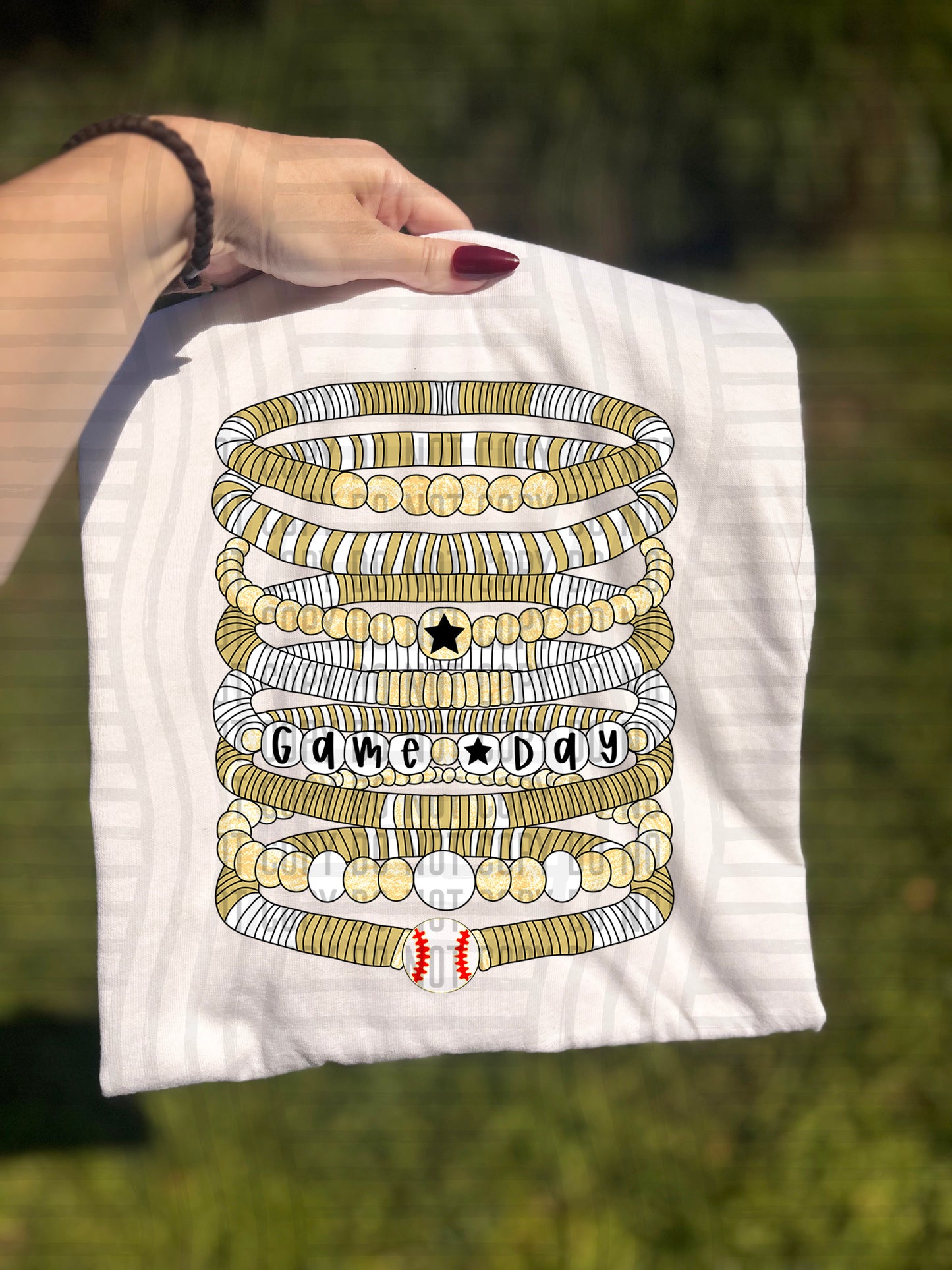 Bracelets - Baseball - Color Dropdown Digital Download 300DPI PNG FILE