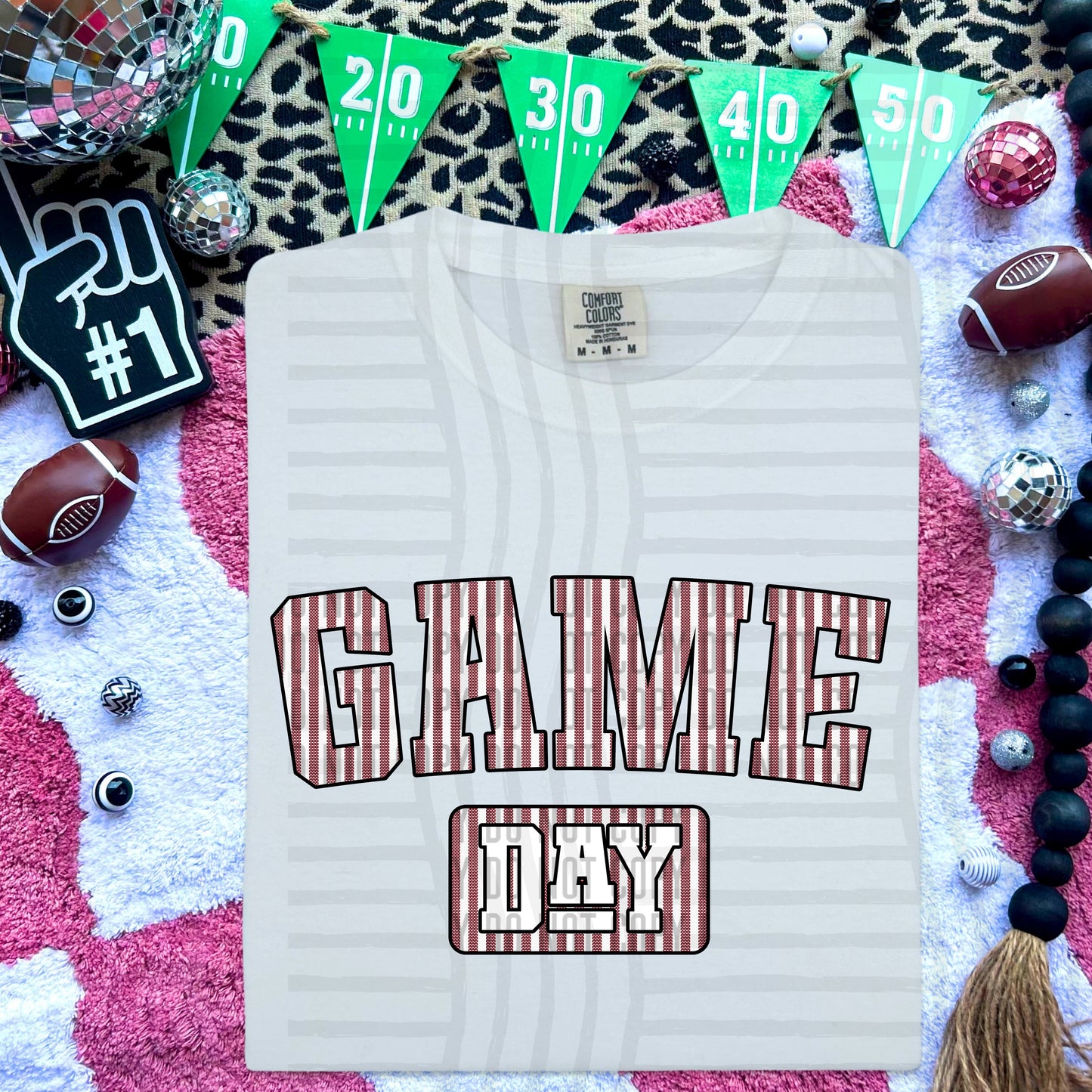 Game Day Seersucker - Color Dropdown Digital Download 300DPI PNG FILE