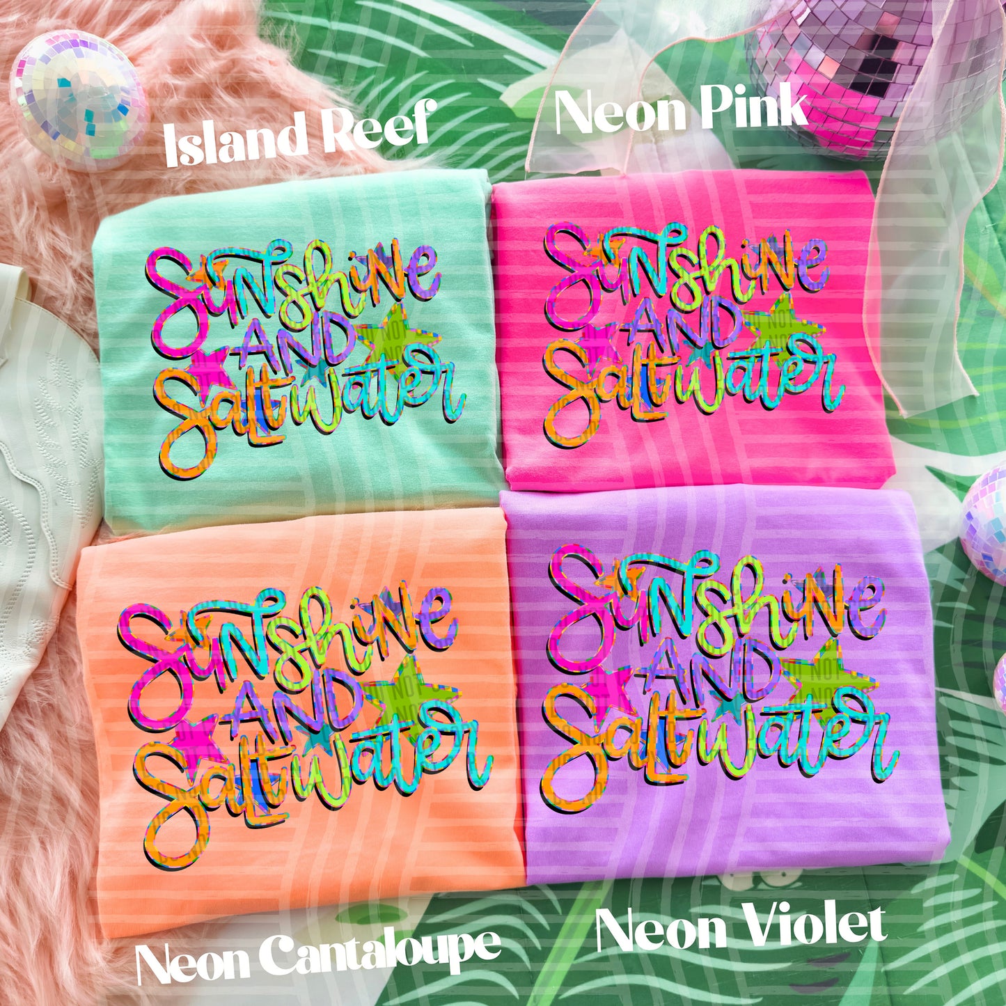 Sunshine and Saltwater - Digital Download 300DPI PNG FILE