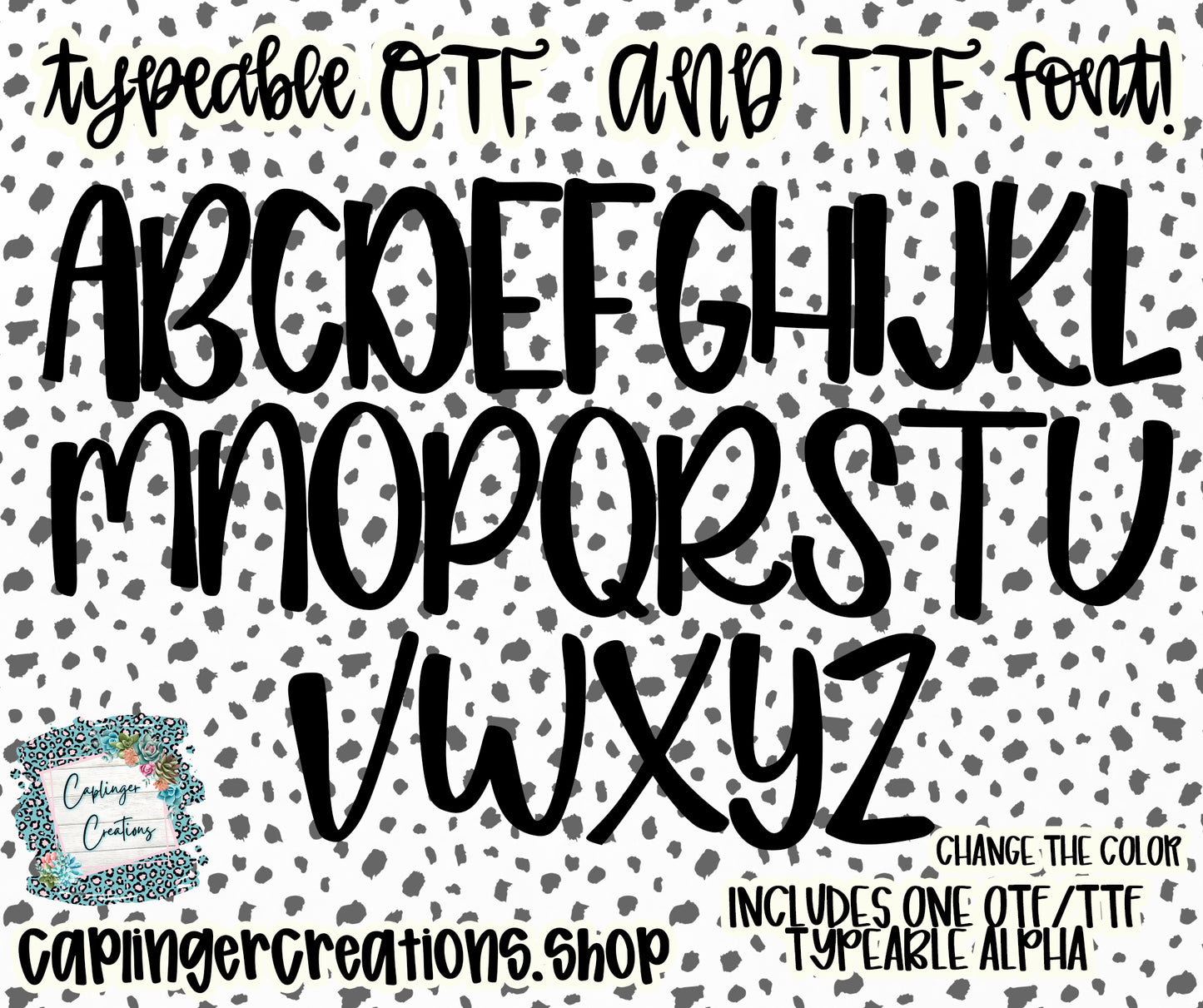 BLAIR - TYPEABLE OTF/TTF FONT- commercial use included - Digital download