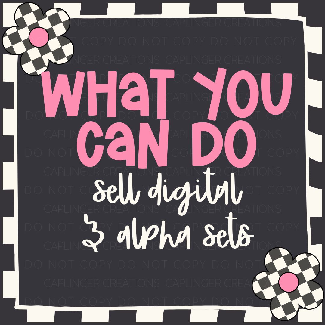 JUNEBERRY - FILL YOUR OWN ALPHA SETS A-Z, 0-9 ,.!?&#@ symbols - FAUX EMBROIDERY - Digital download