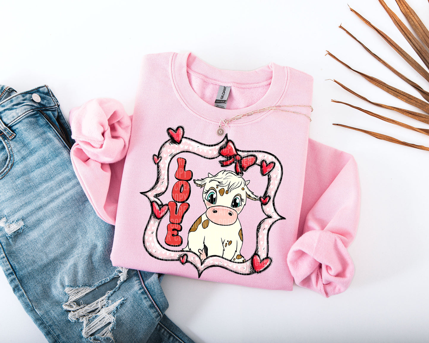 Valentine's Animal Collage - drop down - Digital download 300DPI PNG FILE