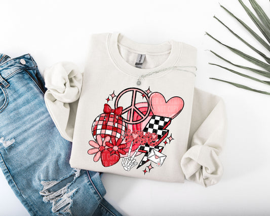 Valentine's mash up - Digital download 300DPI PNG FILE