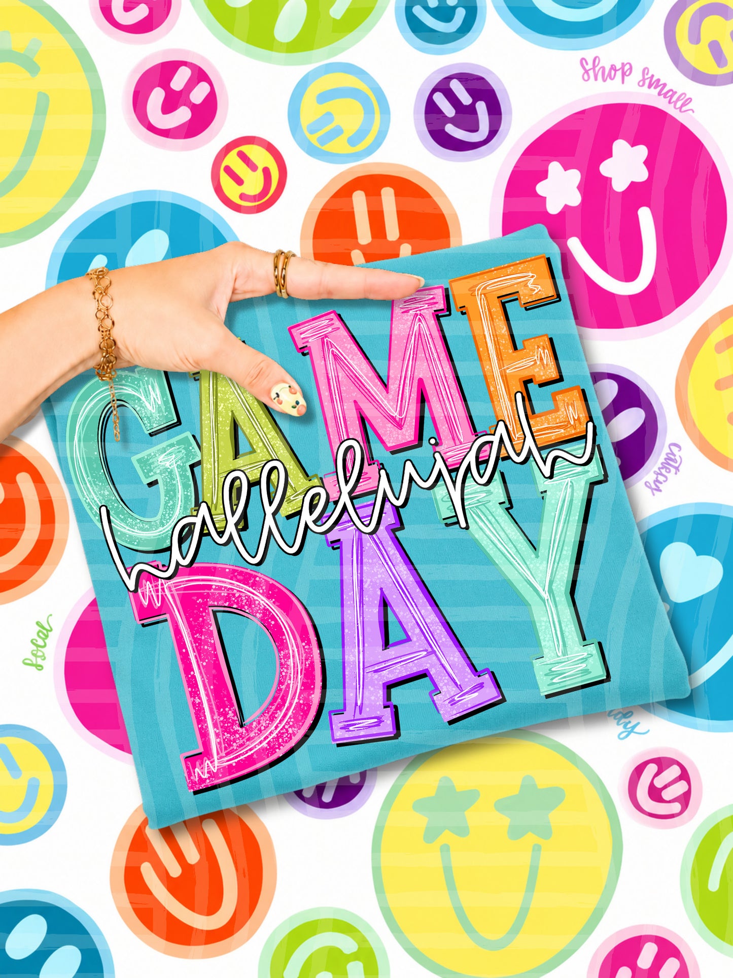 GAME DAY Hallelujah- Digital Download 300DPI PNG FILE
