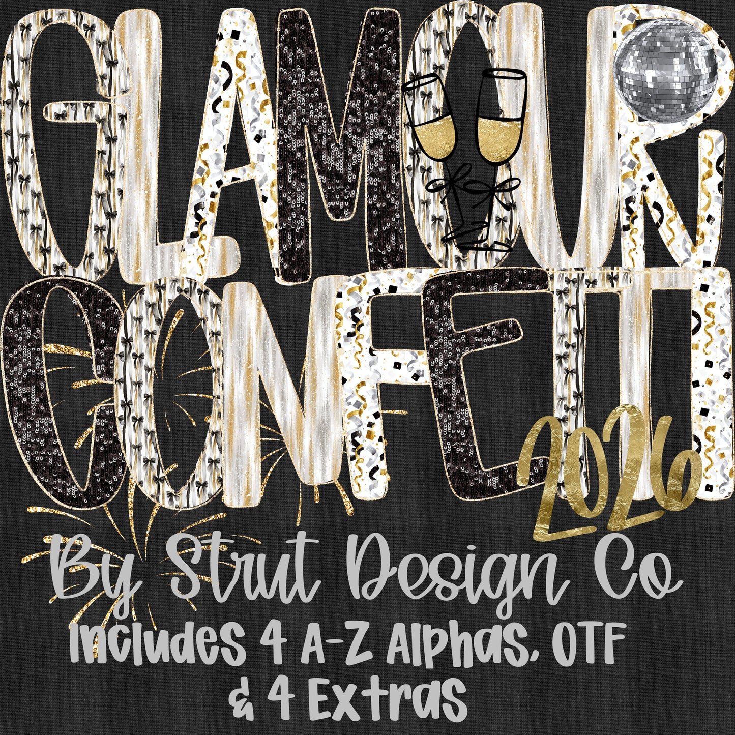 NYE Alpha Collab w/ Strut - Digital download 300DPI PNG FILE