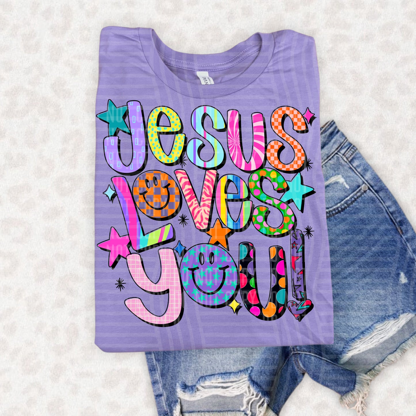 Jesus Loves You- Digital Download 300DPI PNG FILE