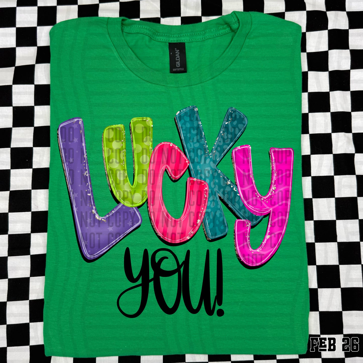 LUCKY YOU - Digital Download 300DPI PNG FILE