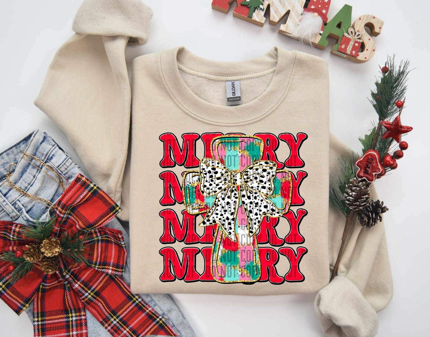 Raspberry Brushstroke Christmas designs - Dropdown to select -Digital Download 300DPI PNG FILE