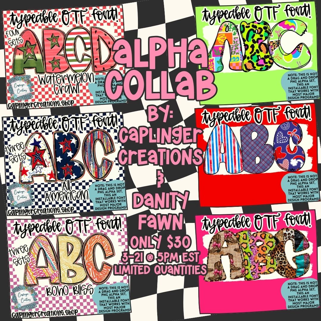 Caplinger Creations and Dainty Fawn - Digital download 300DPI PNG FILE