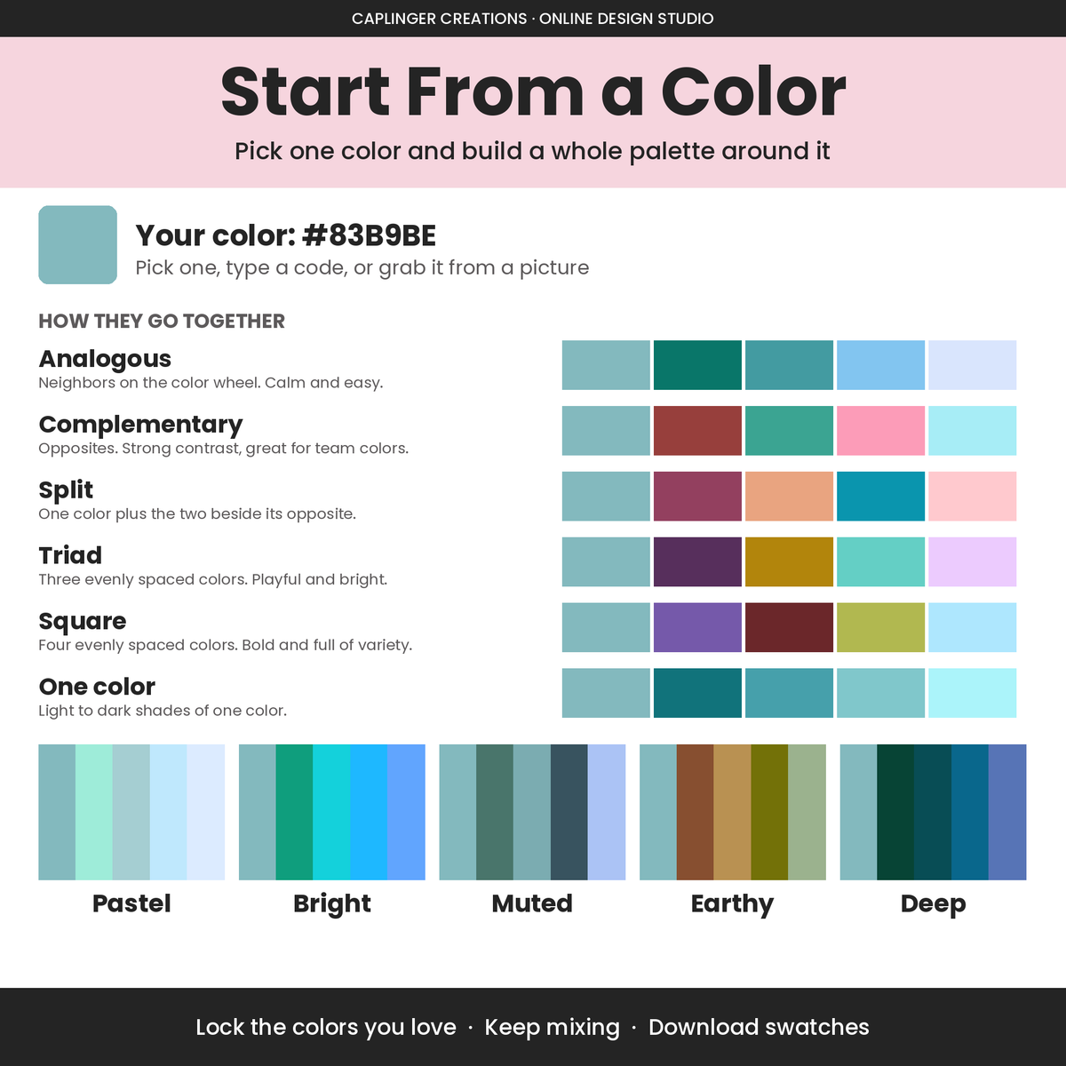 Palette Mixer - Color Palette Maker (Online Tool)