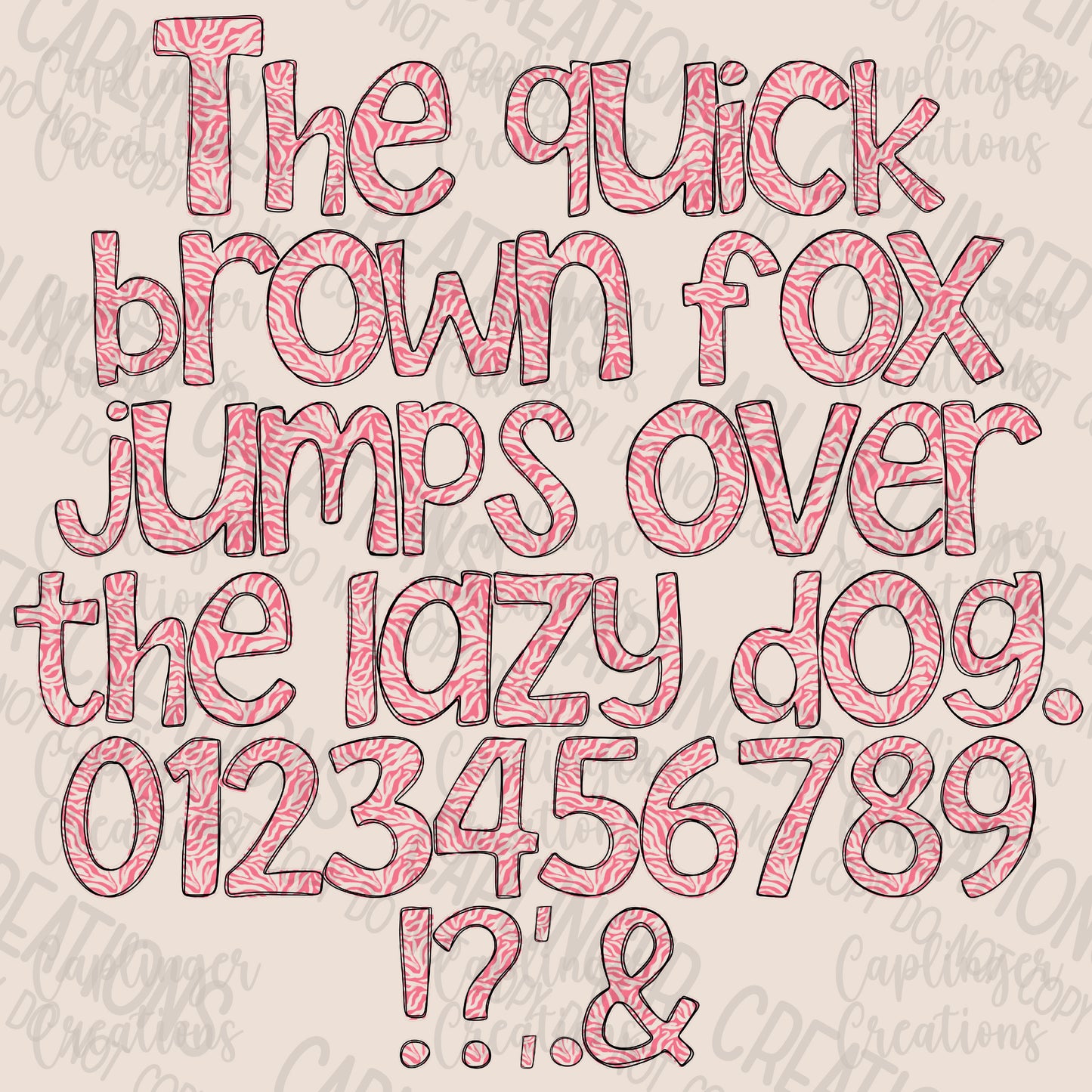 BRIXIE- FILL YOUR OWN ALPHA SETS A-Z, a-z #'s and symbols - Digital download