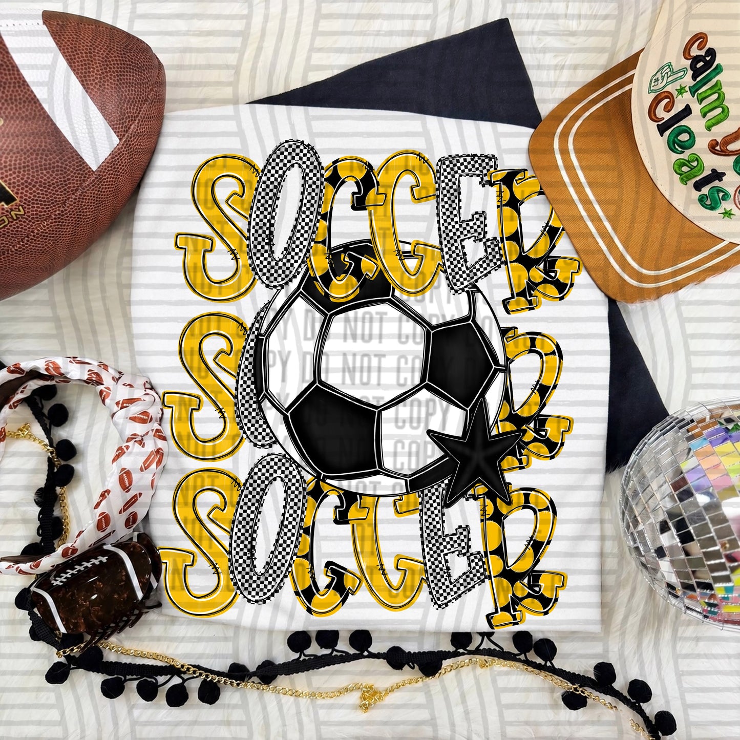 TRI Stacked SOCCER color 2609-0010 - Color Dropdown Digital Download 300 DPI PNG FILE