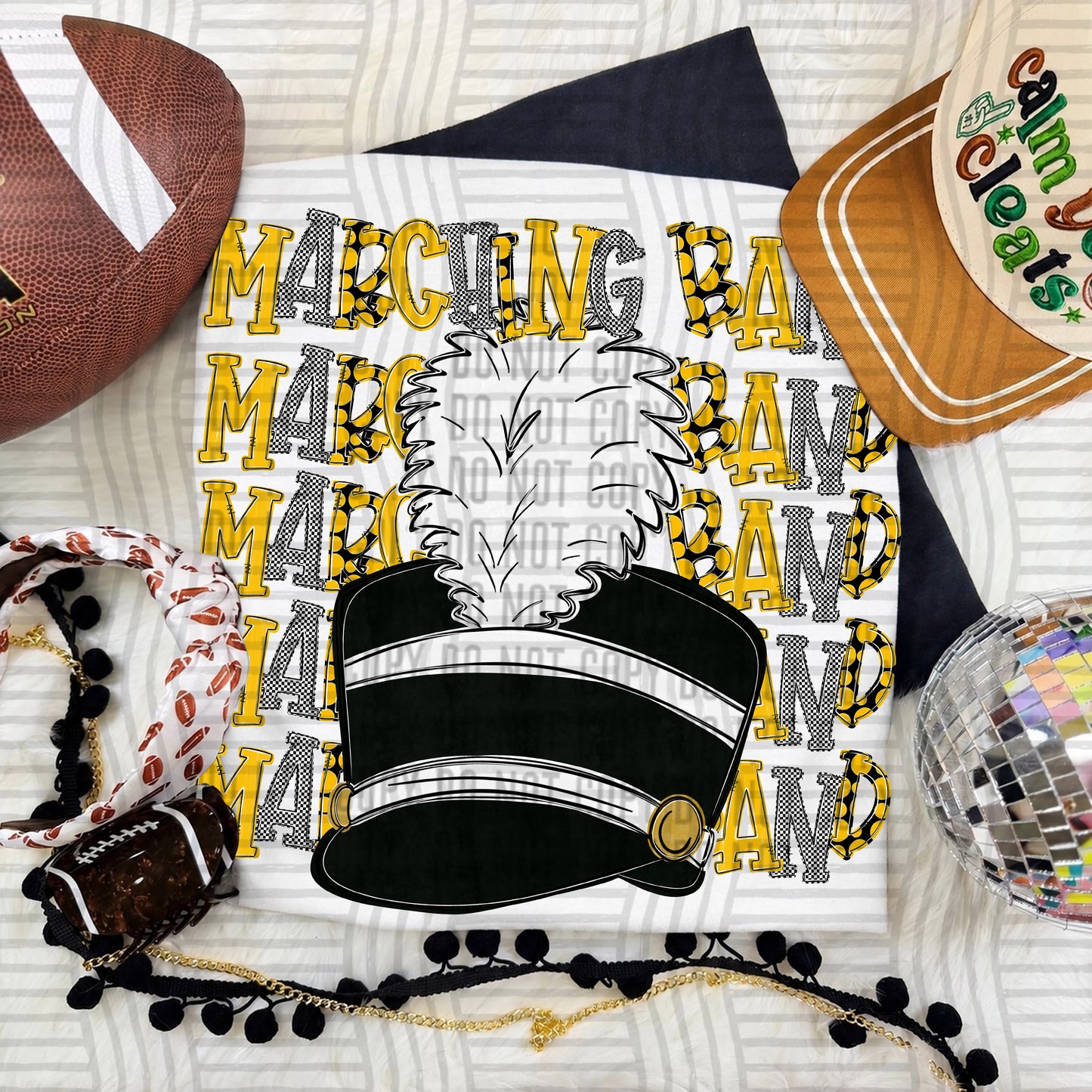 Penta Stacked MARCHING BAND color 2609-0012- Color Dropdown Digital Download 300 DPI PNG FILE