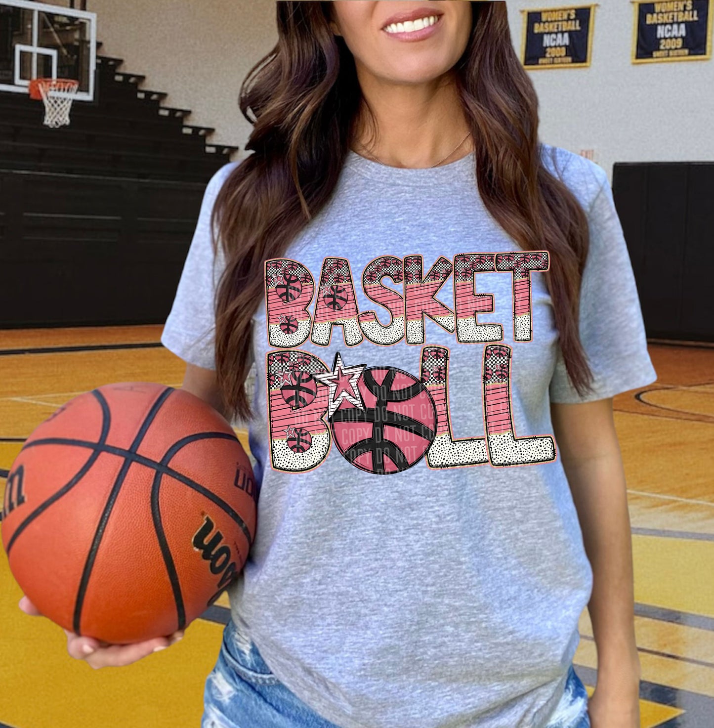 ALL STARS SPORTS PHRASE with BALL - Color Dropdown Digital Download 300DPI PNG FILE