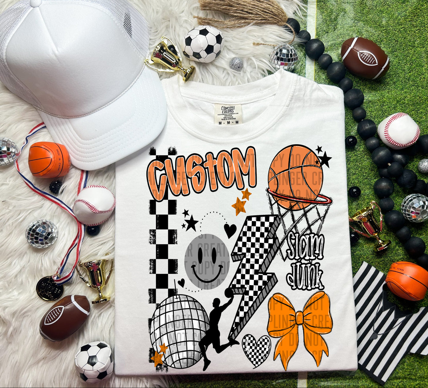 CUSTOM - School BASKETBALL Collage - Digital download 300DPI PNG FILE
