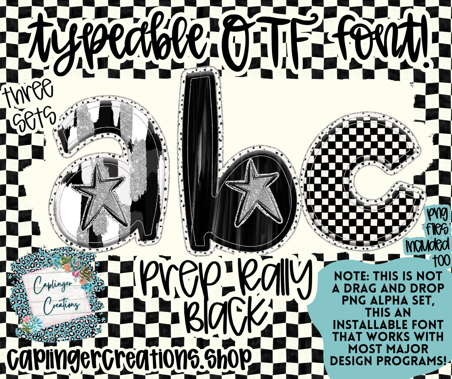 FRIDAY NIGHT LIGHTS COLLAB - Caplinger Creations and Chelsey Nicole Designs - Digital download 300DPI PNG FILE