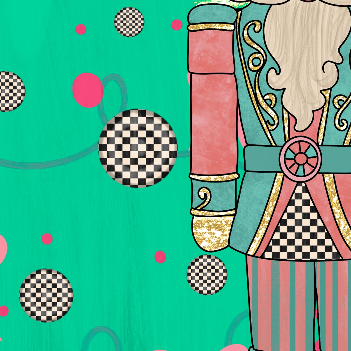 Nutcracker O come let us adore him- Digital download 300DPI PNG FILE