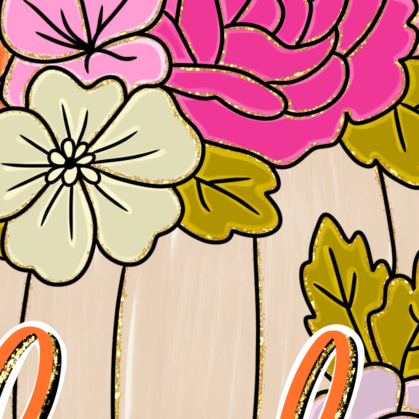 Fall vibes - Hand Drawn pumpkin - Digital download 300DPI PNG FILE