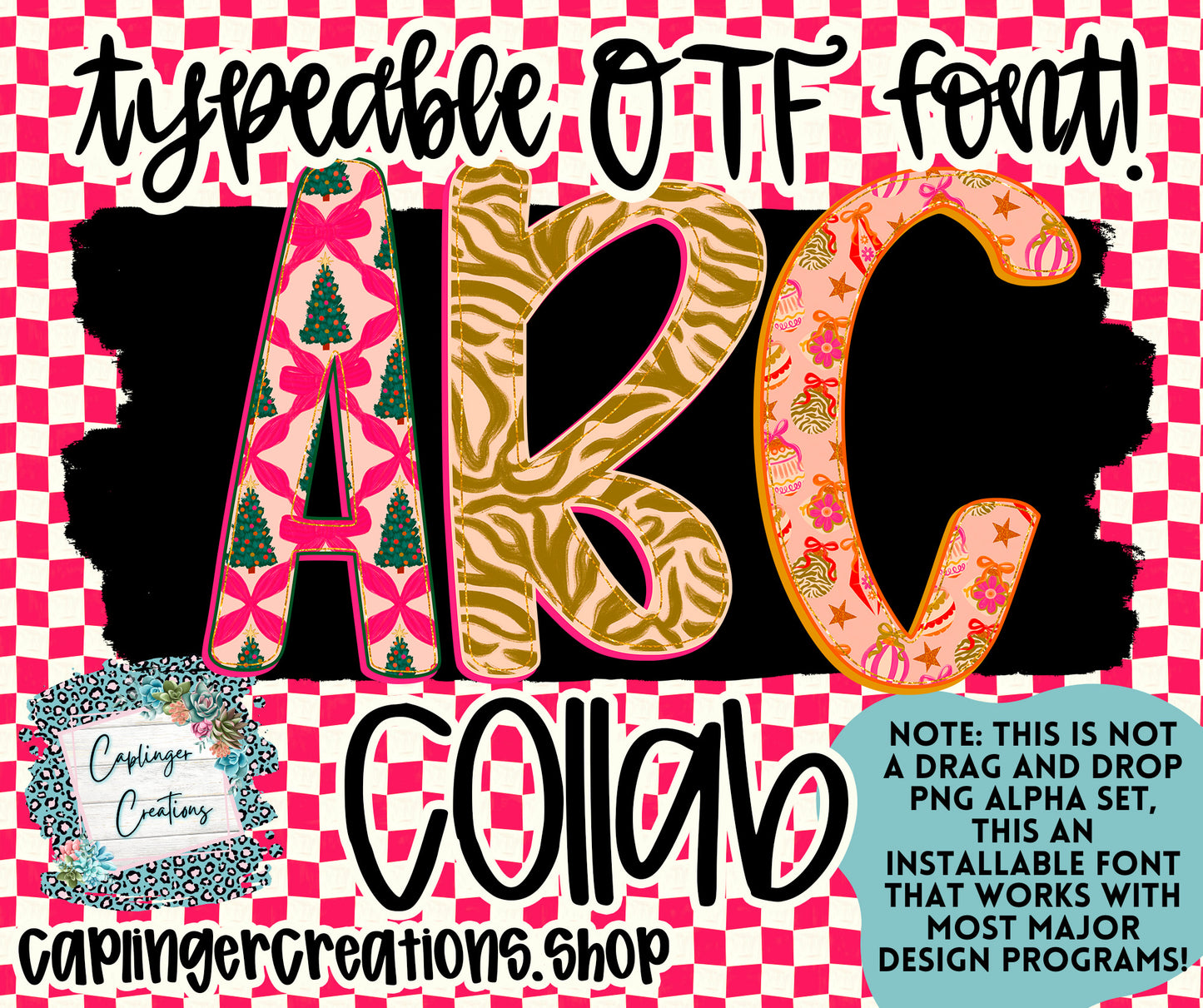 Christmas Collab - Caplinger Creations and Chelsey Nicole Designs - Digital download 300DPI PNG FILE