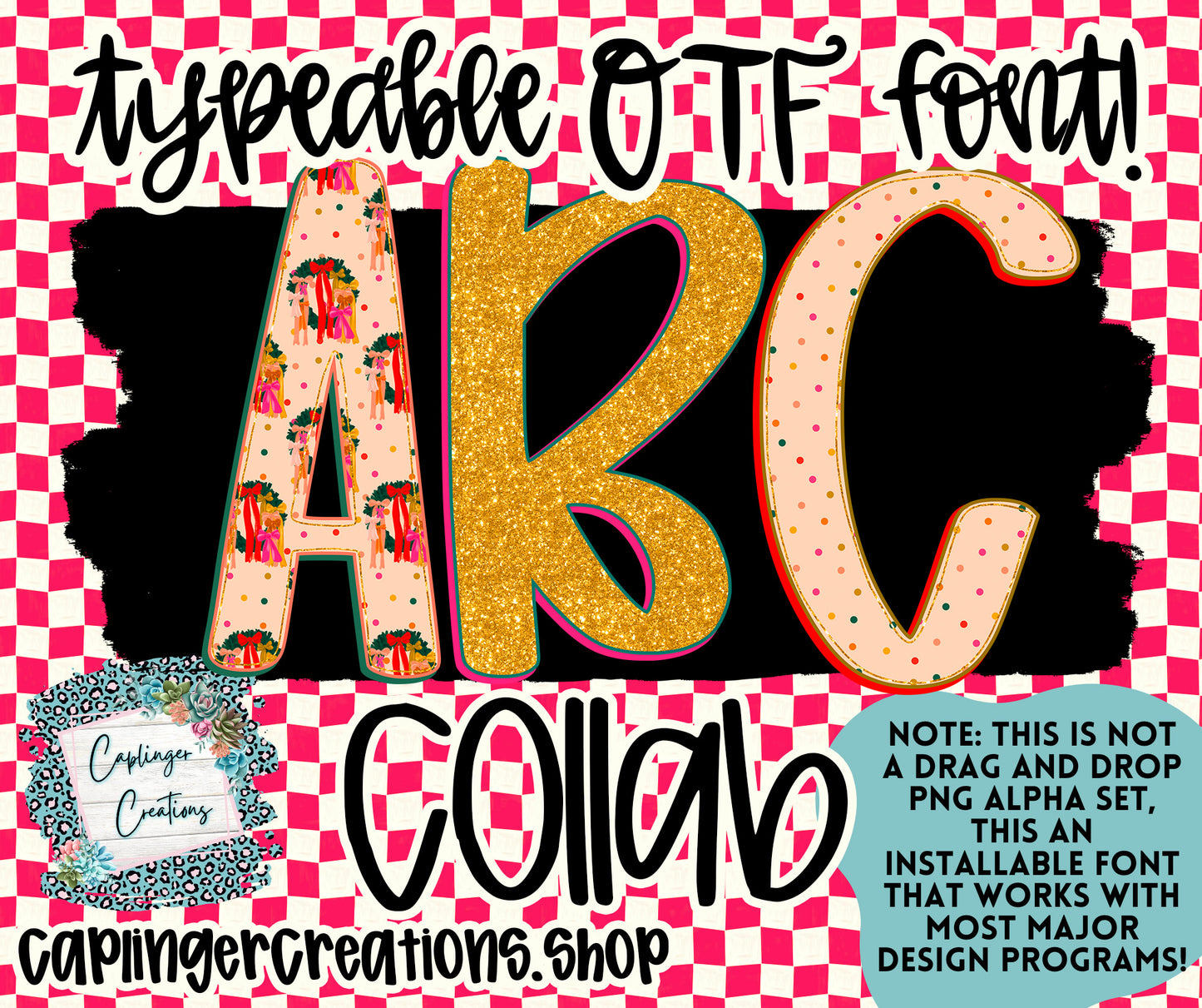 Christmas Collab - Caplinger Creations and Chelsey Nicole Designs - Digital download 300DPI PNG FILE