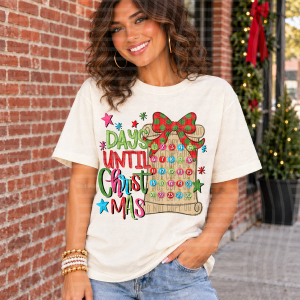 Days until Christmas (2 versions included) - 300 DPI digital download