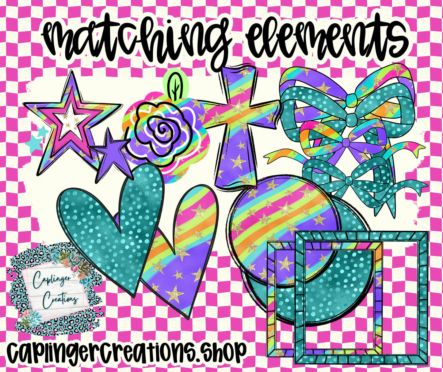 RAINBOW SWIRL (LIMITED) + ELEMENTS - TYPEABLE OTF FONT - Digital download