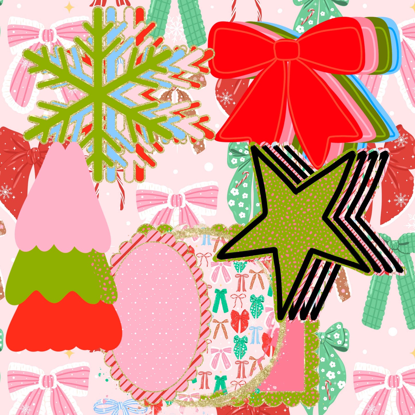 Christmas Alpha Collab w/ AKC Digitals - Digital download 300DPI PNG FILE