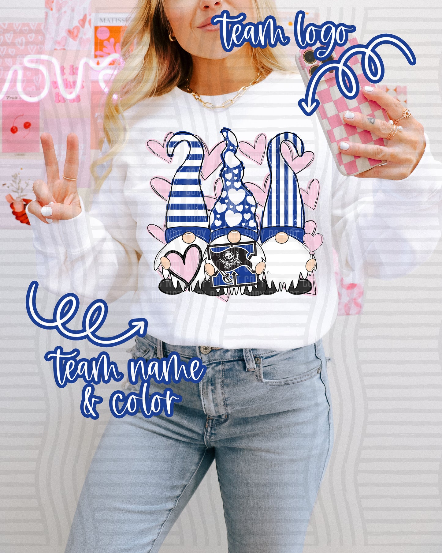 CUSTOM - Vday Gnome - Digital download 300DPI PNG FILE