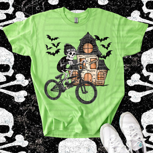 BMX - halloween house  - Digital download 300DPI PNG FILE