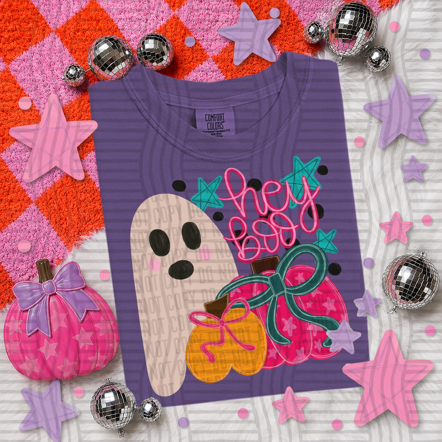 Hey Boo - Digital Download 300DPI PNG FILE