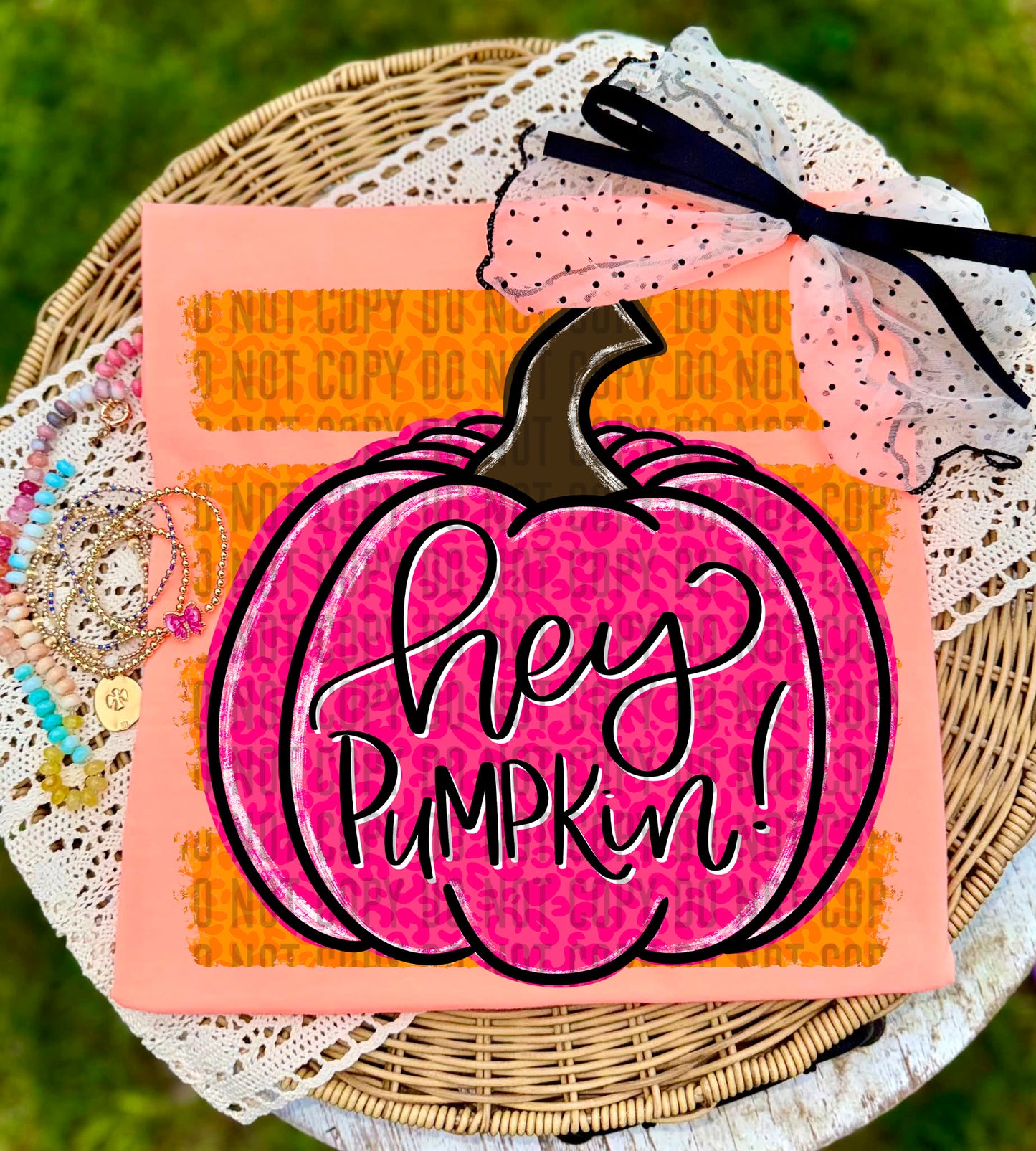 Hey Pumpkin - pink - Digital Download 300DPI PNG FILE