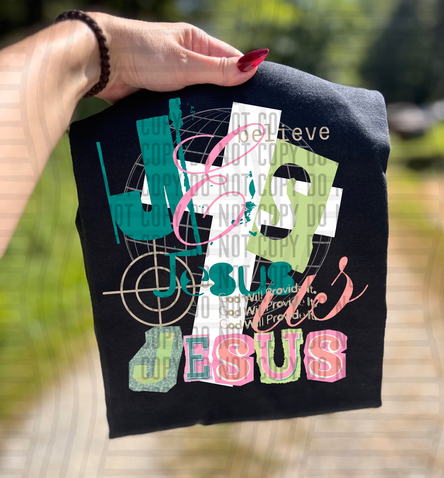 Jesus Words Collage - Digital download 300DPI PNG FILE