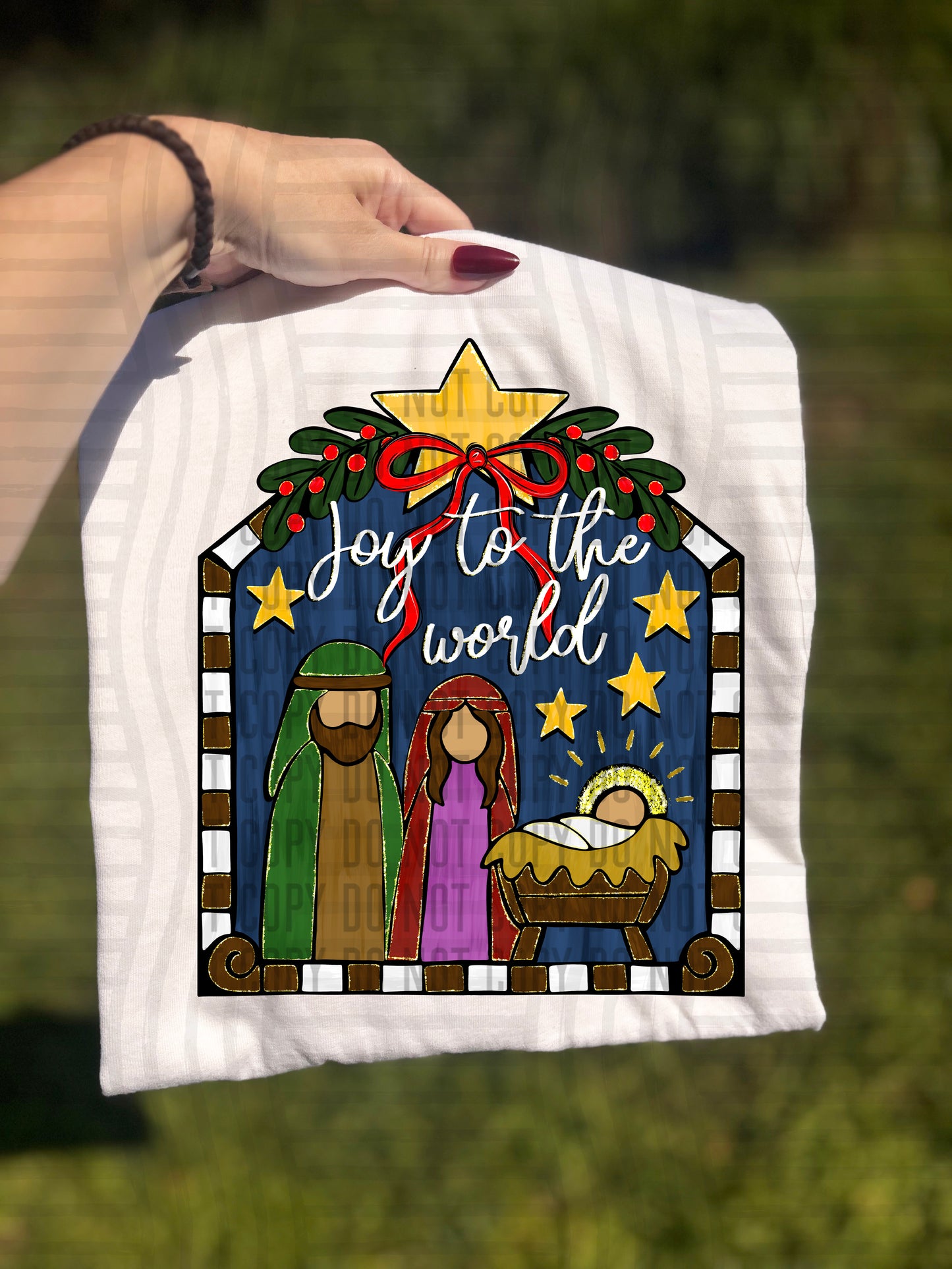 Hand Drawn Nativity scene- Digital download 300DPI PNG FILE