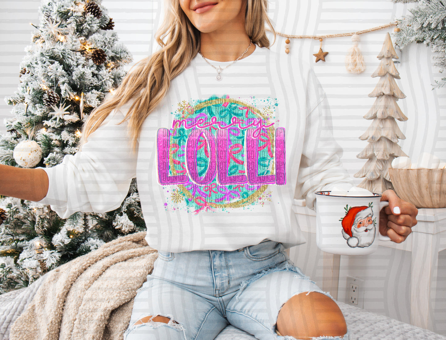 SNOWFLAKE BOW NAMES - 300DPI PNG FILE