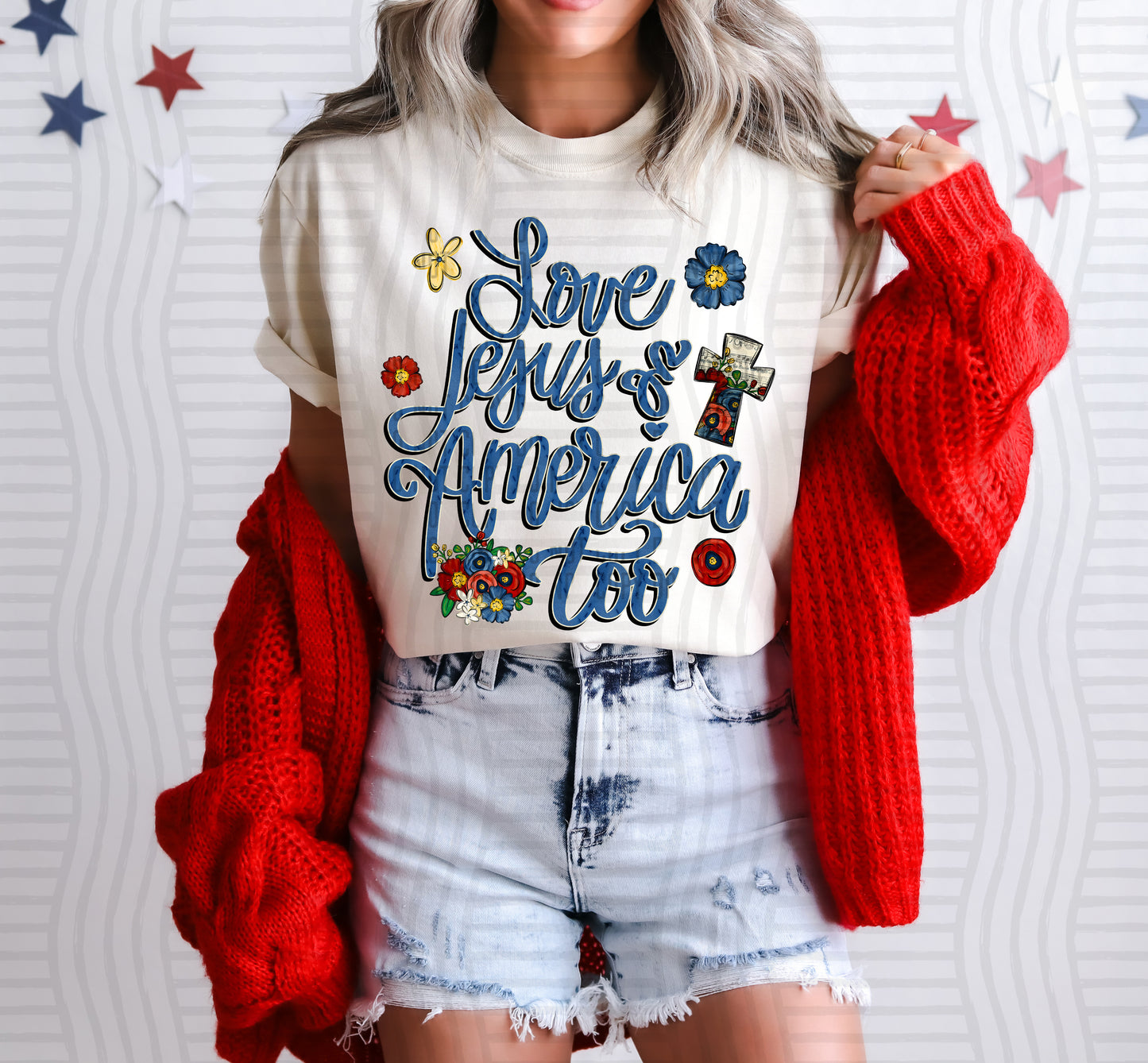 America The Beautiful DROP - Choose DESIGN - Digital Download 300DPI PNG FILE